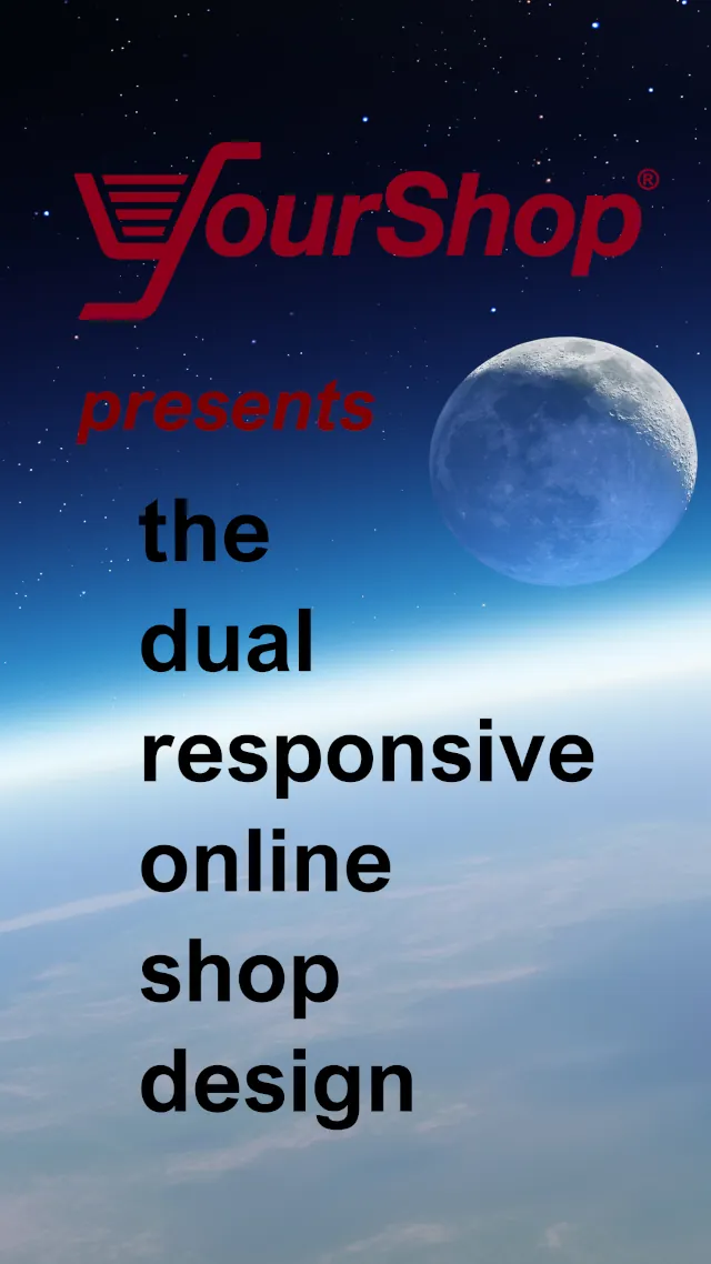Dual responsive online shop design