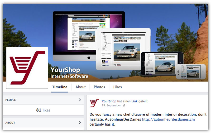 Werden Sie ein YourShop-Fan